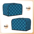 thumbnail image 3 of Lsque Cute Turtle Print 2 Slice Toaster Cover , Kitchen Appliance Dustproof Protector , Toaster Protector Dustproof Kitchen Appliance Cover, 3 of 7