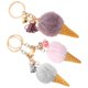 thumbnail image 5 of 3 llaveros con colgante de helado, bonitos llaveros decorativos, llaveros para mochilas., 5 of 8