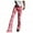 Red, variant on Pants for Women 2024 Casual Print Flare Stripe Camping Pants