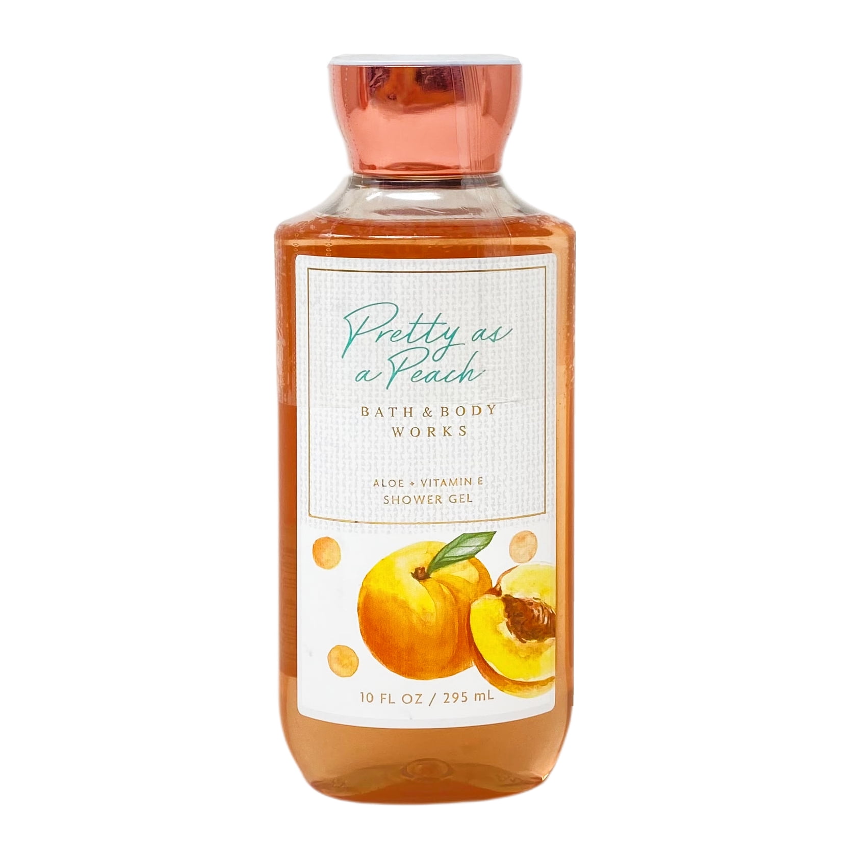 Bath and Body Works Pretty As A Peach 3 Pack Aloe + Vitamin E Shower Gel Set - 10 fl oz / 295 mL each