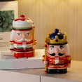 thumbnail image 6 of Resin Nutcrackers Figure Saving Banks Resin Christmas Decoration and Practical for Children, 6 of 9