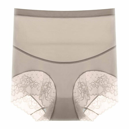 Yuzhih Shapewear Panties Women High Waisted Shaping Panties Slimming Lace Panty Seamless Underwear for Dress Skirt Pants