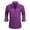 Purple, variant on yillto Dress Shirts for Men Fashion Business Long Sleeve Button down Shirt Slim Fitting Solid Color Tops
