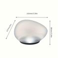 thumbnail image 5 of HIBIBUD Solar Rock Lights Outdoor Garden Decor Glowing Pebble Path Lamps Waterproof Simulation Stone Light for Walkway Landscape Lighting Pathway and Patio White, 5 of 7