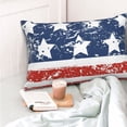 thumbnail image 4 of Kdxio Cotton Pillow Cases 20"x30" Pillowcases,Soft and Breathable Bedroom Pillow Cases-USA Colors Stripes1-No Pillow Core, 4 of 5
