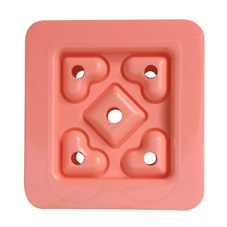 

UDIYO Sandwich Cutter 1 Set Baking Mold Heart Square Shape Unbreakable PP Snacks Sandwich Cutter for Bakery