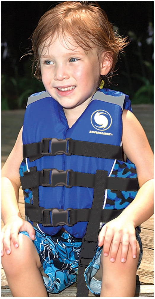 Swimline USCG Approved Life Vest Large, Blue, 50-90 Lbs