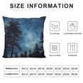 thumbnail image 5 of Chilfamy Decorative Square Throw Pillow Covers Starry Night Forest Couch Sofa Bed Pillow Covers Cushion Cases 18x18in, 5 of 5
