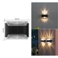 thumbnail image 2 of Precio reducido por tiempo limitado!Luz de pared solar decoración al aire libre jardín patio hogar luz de pared impermeable arriba y abajo luminosa luz de pared decorativa al aire libre, 2 of 3