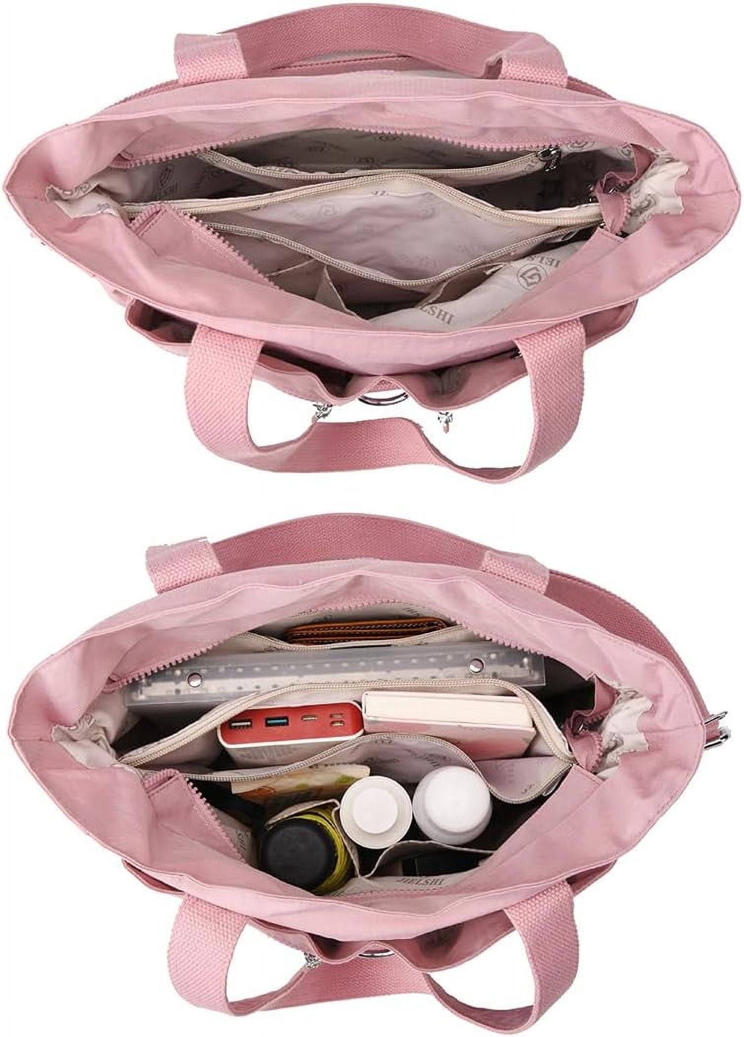 Tote Bag for Women Nylon Purse and Handbags Tote Purse Crossbody Bag Messenger Bag