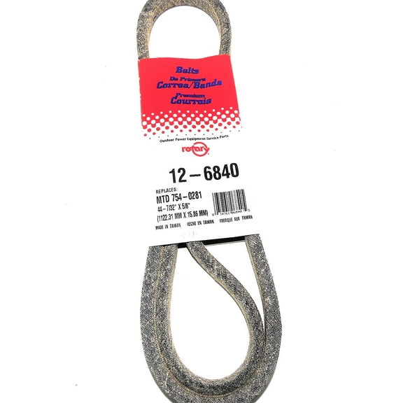 6840 Rotary V-Speed Belt (5/8"X44-7/32") Compatible With MTD 754-0281, 954-0281
