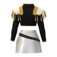 thumbnail image 3 of Halloween Popular Singers Idol Cosplay Costume, Stage Role Play Full Set Includes Outerwear, Short Sleeve T-Shirt and Skirt with Accessories, Cosplay Costume for Birthday Gathering for Adults, XXL, 3 of 5