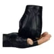 thumbnail image 3 of Guantes De Medio Dedo De Cuero Pu Para Hombre, 1 Par, Negro, 3 of 4