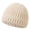 Beige, variant on ZACPNCV Baby Knitted Beanie Boys Girls Winter Warm Hats Short Cuff Knit Beanie Gift Idea for Infant Black 0-12 Months