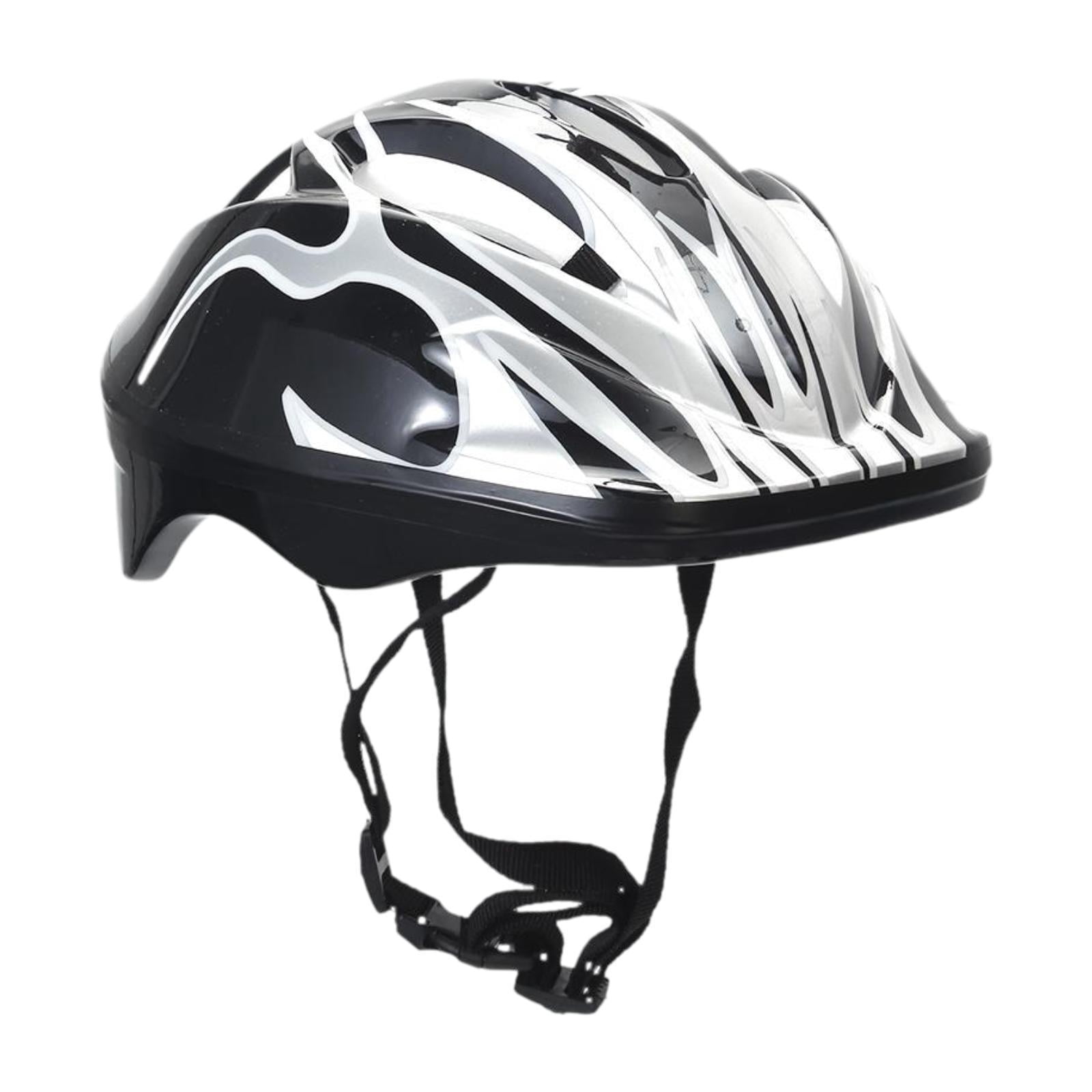 yotijay Kids Helmet, Roller Skating Helmet Portable Impact Resistant, Skateboard White