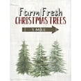 thumbnail image 1 of Wood Wall Art - Farm Fresh Christmas Trees, 1 of 1
