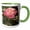 Green/White, variant on 3drose, Rose Garden, Le Brusc, Cote Dazur, Var, France - Eu09 Pka1326 - Per Karlsson, 11oz Two-tone Green Mug
