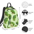 thumbnail image 2 of Honeii Broccoli 3 Print Lightweight Backpacks,Carry on Backpack,Durable Backpack for School, Work & Travel, 2 of 7