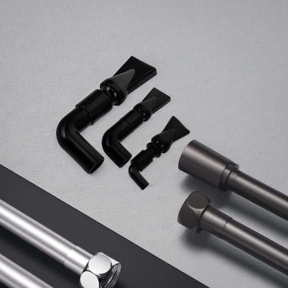 WASHWEPE Aquariums Aquarium Pump Duckbill Nozzle Black 3Pcs