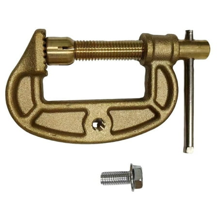 

YIWEI 300A Electrode Clamp High Power Brass Grounding Clamp G-shaped Ground Clamp