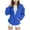 Blue, variant on Posijego Girls Christmas Hoodies Zipper Sweatshirts Jacket Lightweight Hooded Casual Outerwear with Pockets