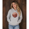 thumbnail image 4 of Glitter Basketball Hoodie for Women & Teen Girls Sparkle Game Day Pullover Sweatshirt, 4 of 8