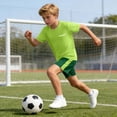 thumbnail image 5 of CAZOFW Toddler Boys Athletic Sets,Mesh,Breathable,Quick-Drying Tee Top and Basketball Shorts Set,2 Piece,Size 4-5t, 5 of 9