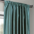 thumbnail image 3 of Half Price Drapes Smokey Plum Dupioni Silk Blackout Curtains for Bedroom (1 Panel), 50WX 96L, 3 of 6