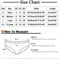 thumbnail image 3 of Odeerbi 2025 Lace Briefs See Through Panties Women Lace Underwear Lingerie Thongs Panties Ladies Underwear Underpants Red, 3 of 3