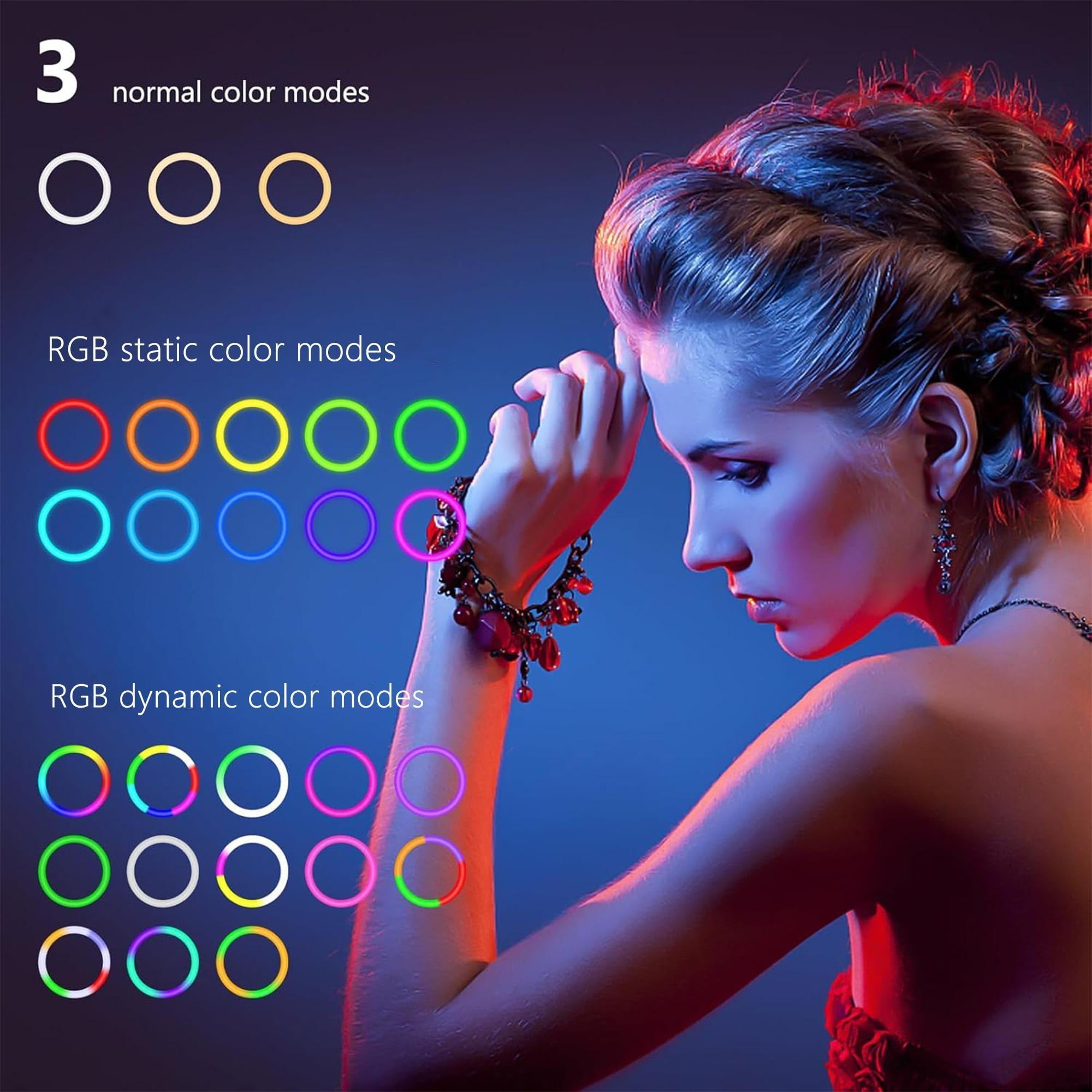 12" Ring Light with 63" Adjustable Tripod  10 Brightness Levels USB Powered Studio Lighting for Live Streaming YouTube TikTok Photography Makeup Videos Phone Selfie Halloween