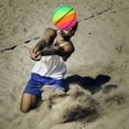thumbnail image 4 of Inflatable Summer Beach Ball Pool Swim Rubber Rainbow Beach Volleyball Garden Game Net, 4 of 7