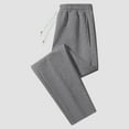 thumbnail image 7 of GEWSEY Women's Sweatpants Straight Leg High Waist Casual Drawstring Sweat Pants Workout Athletic Joggers with Pockets Grey, 3XL, 7 of 7
