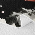 thumbnail image 5 of Homewish Pink Cherry Blossom Twin Quilt Set,Japanese Landscape Twin Coverlet Set,Black Pink,2-Piece, 5 of 7