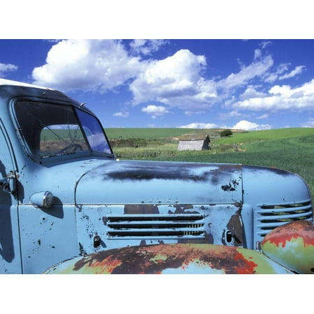 - Old Truck, Palouse Region, near Pullman, Washington, USA Print Wall Art By Darrell Gulin
