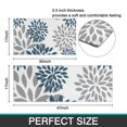 thumbnail image 7 of Purple Floral and Petal Pattern Kitchen Rugs Sets Of 2,Anti Fatigue Kitchen Mat Rugs Non Slip Washable,Decorative Kitchen Floor Mats for Kitchen,Sink,Laundry,17"x30"+17"x47", 7 of 7
