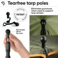 thumbnail image 5 of Green Elephant Adjustable Aluminum Telescoping Tent Poles for Tarps, Canopy & Awning - Heavy Duty Collapsible Pole Set of 2 - 8ft 2.8in Extendable, 5 of 6