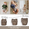 thumbnail image 3 of Set de 7 pañales de tela con insertos y bolsa impermeable Nora's Nursery, 3 of 8