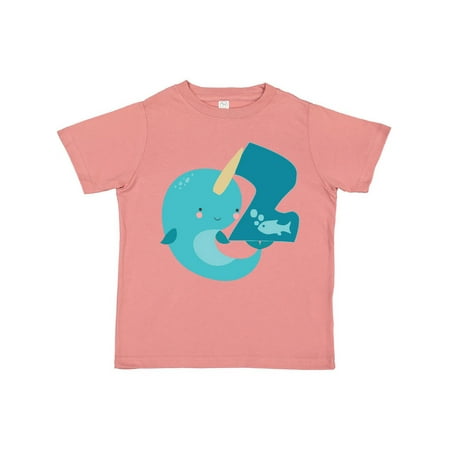

Inktastic Narwhal 2nd Birthday Gift Toddler Boy or Toddler Girl T-Shirt