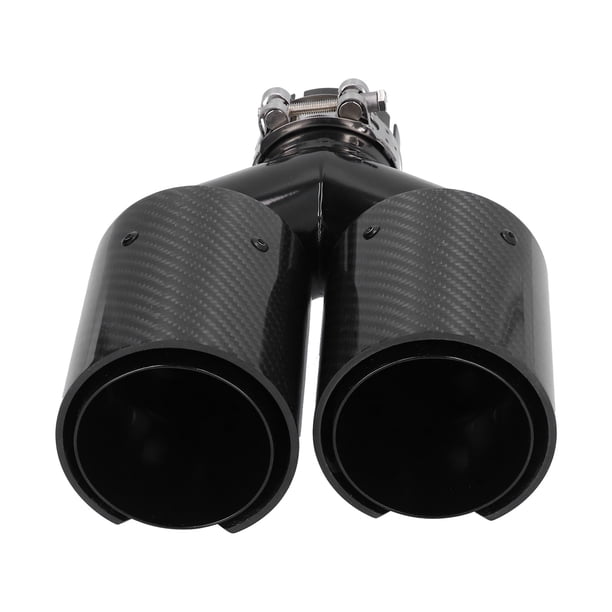 Punta de escape trasera para coche 2-1, tubo en Y, salida doble de 93mm, entrada única de 63mm, modificación Universal Jadeshay A