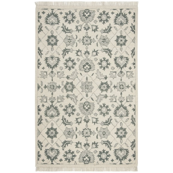 SAFAVIEH Aspen Dulcibella Floral Area Rug, Green/Grey, 3' x 5'