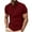 Red, variant on IYTR Mens Shirts Short Sleeve Button Crewneck Shirts Leisure Workout Golf Shirts Solid Color T-shirts Army Green L