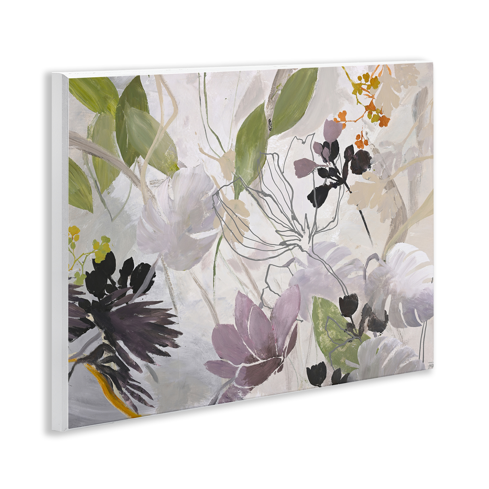 Soft Spring Organic Flora Wall Plaque Art, design by Design Fabrikken