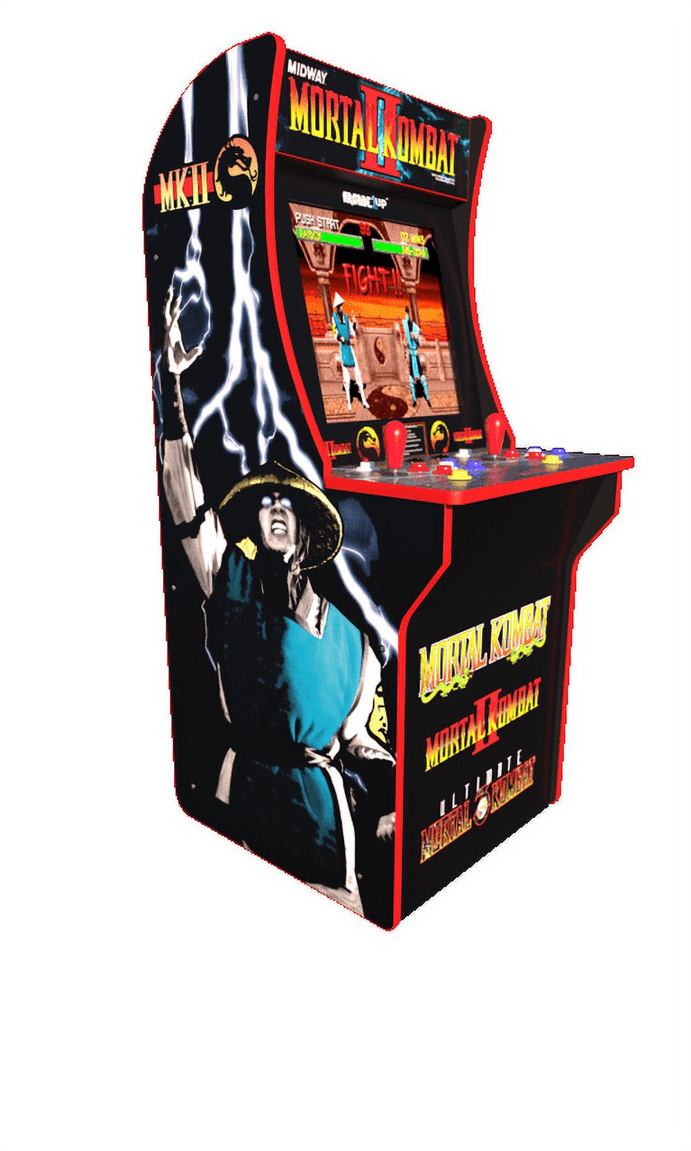 Mortal Kombat Arcade Machine w/ Riser, Arcade1UP (Includes Mortal Kombat I, II, III) - image 5 of 5