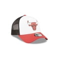 thumbnail image 3 of Chicago Bulls Mens 9Forty Team Colour Trucker White New Era Cap, 3 of 5