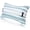 Green White, variant on WLIKKS 17"x10" Inflatable Beach Pillow with Removable Cover, Beach Chair Backpacking Pillow with Strap Stripe for Summer Sand Pools Travel Vacations(Navy Blue White)