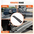 thumbnail image 5 of VEVOR Portable Wheelchair Ramp, 10 ft 800 lbs Capacity, Non-Slip Aluminum Folding Threshold Ramp, Foldable Mobility Scooter Ramp Wheel Chair Ramp, Handicap Ramp for Home Steps, Stairs, Doorways, Curb, 5 of 9