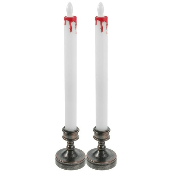 SUTENGDA 2pcs Window Candles Battery Operated Candle Lights Flameless Candles for Decoration