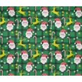 thumbnail image 4 of oneOone Cotton Flex Green Fabric Merry Christmas Sewing Material Print Fabric By The Yard 40 Inch Wide, 4 of 4