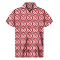 thumbnail image 4 of Camisas hawaianas con estampado 3D de tiro al blanco divertidas para hombre, camisas playeras de manga corta a la moda de verano para hombre, blusas con solapa, 4 of 4