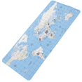 thumbnail image 4 of Desk Mat Mouse Pad Nonslip Ergonomic Design Office Use Rectangular Sky-Blue 69.00X30.00X0.50CM 1Pcs, 4 of 5